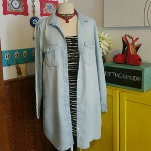 Denim Button up Shirt/dress